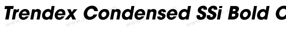 Trendex Condensed SSi Bold Condensed字体转换